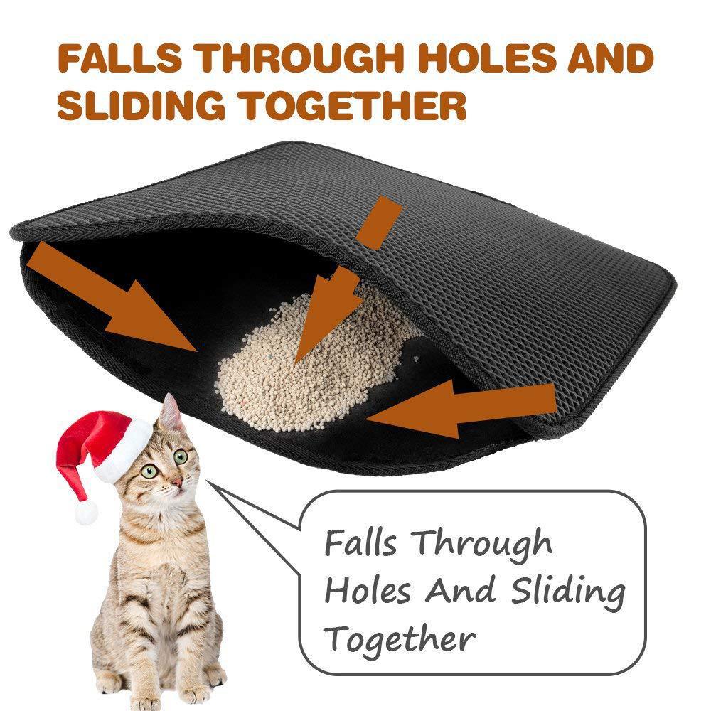 Wasserdicht Haustier Katzenstreu Matte Tablett Weichen Kissen Katze Doppel Bett Zubehör Reinigen Haus Möbel Haustiere Hause Liefert Produkte