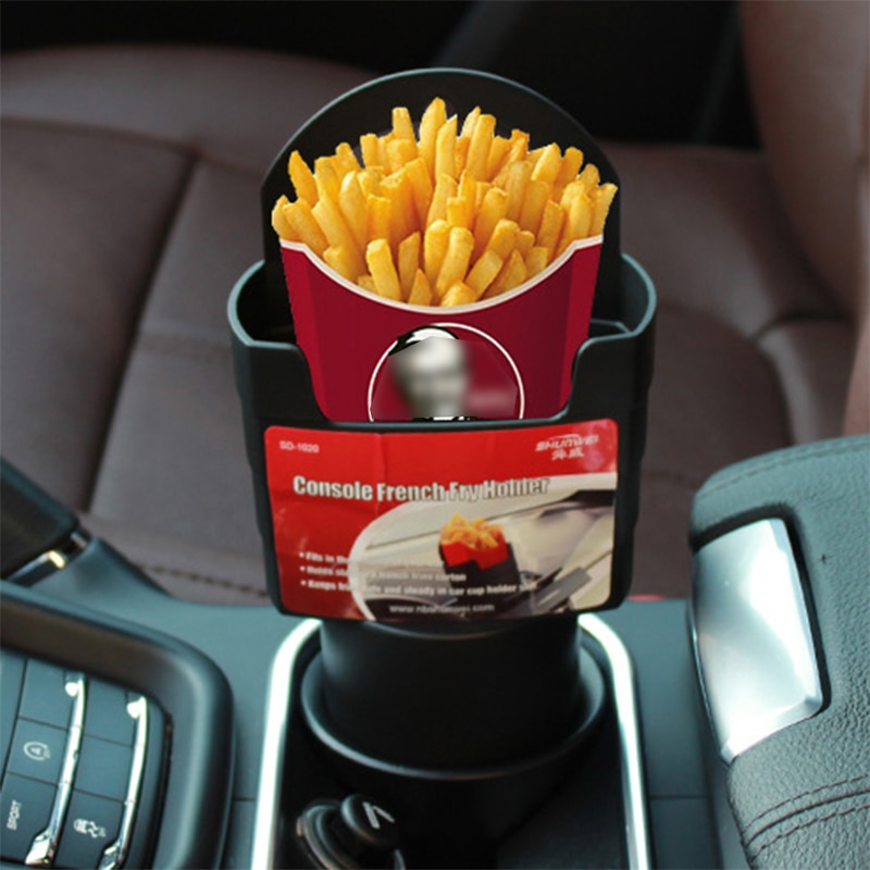 Auto Französisch Frites Tasse Halfter Fritten Snacks Kasten Multifunktionale Telefon Schlüssel Trinken Halterung Auto-Styling