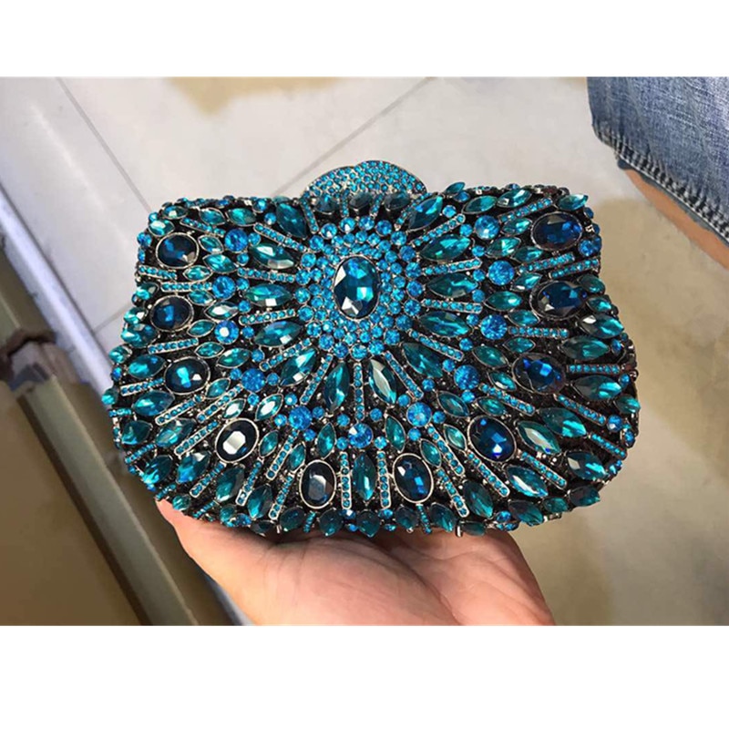 Frauen Kristall Diamant Hochzeit Abend Taschen Luxus Bunte Kristall Diamant Abend Tasche Handtaschen