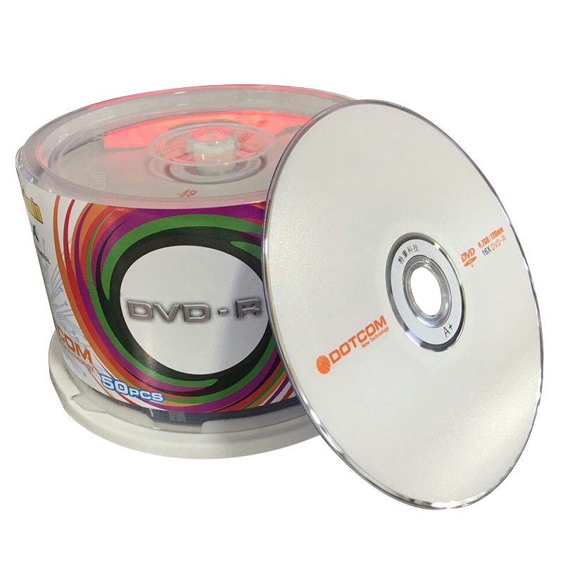 50Stck DVD Stöcke leer DVD-R CD Festplatten 4,7 GB 16X Bluray Beschreibbare Medien Kompakte Schreiben Einmal Daten Lagerung Leere DVD-Scheiben
