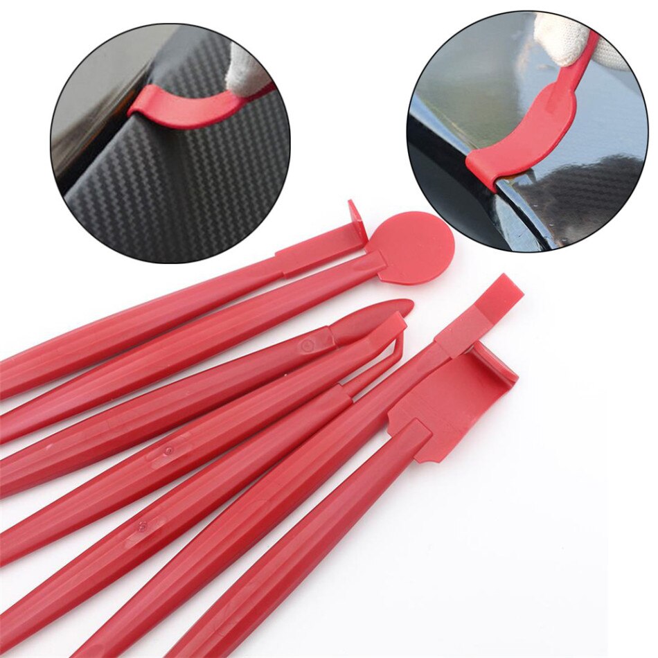 7Stck Schaber Werkzeuge Auto Zubehör Rakel Vinyl wickeln Film Rand-schließen Werkzeug für Automobil Schaber Werkzeuge Auto Zubehör neue