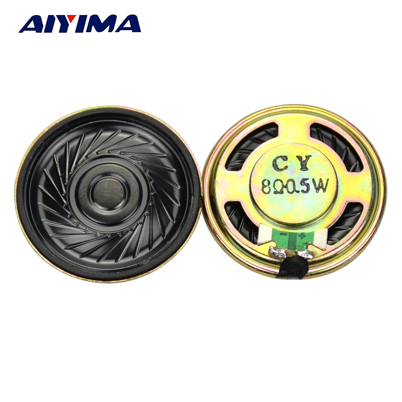 AIYIMA 20Stck 8 Ohm 0,5 W Mini Horn Lautsprecher 40MM 8R 0,5 W Ultra-dünne Kleine Lautsprecher Sommer