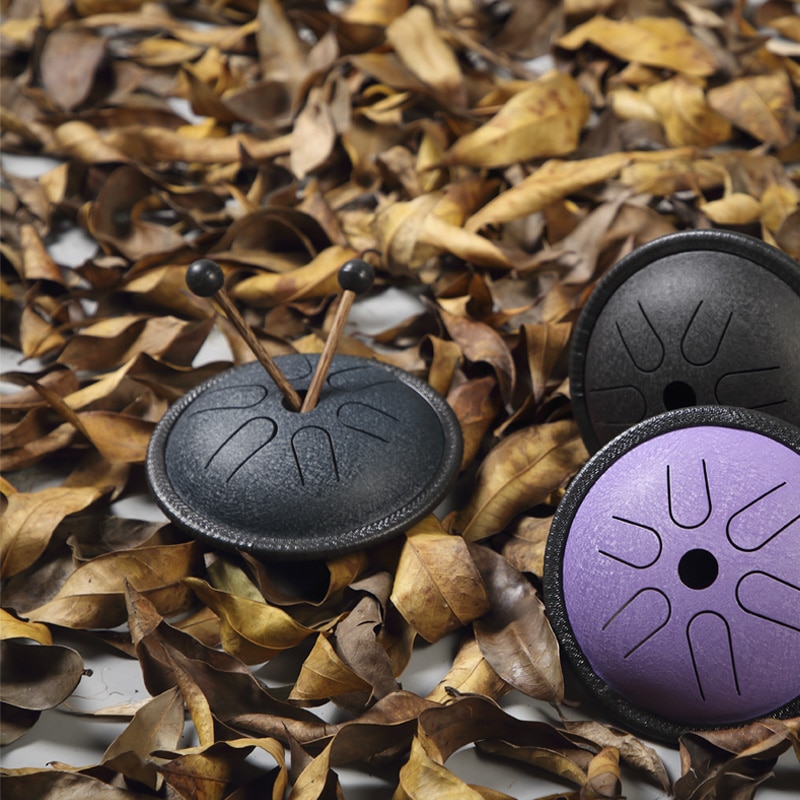 5,5 zoll Stahl Zunge Trommel 6 Melodie Hand Pfanne Trommel Panzer Mit Trommelstöcke Tragetasche Schlagzeug Instrumente Hand Pfanne Trommel Panzer