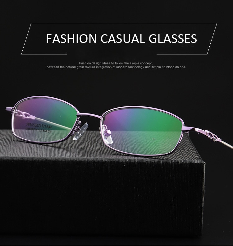 Elbru Speicher Titan Brille Männer Frauen Spektakel Brillen Rahmen für Geschäft Gläser Myopie Rezept Optische Gläser