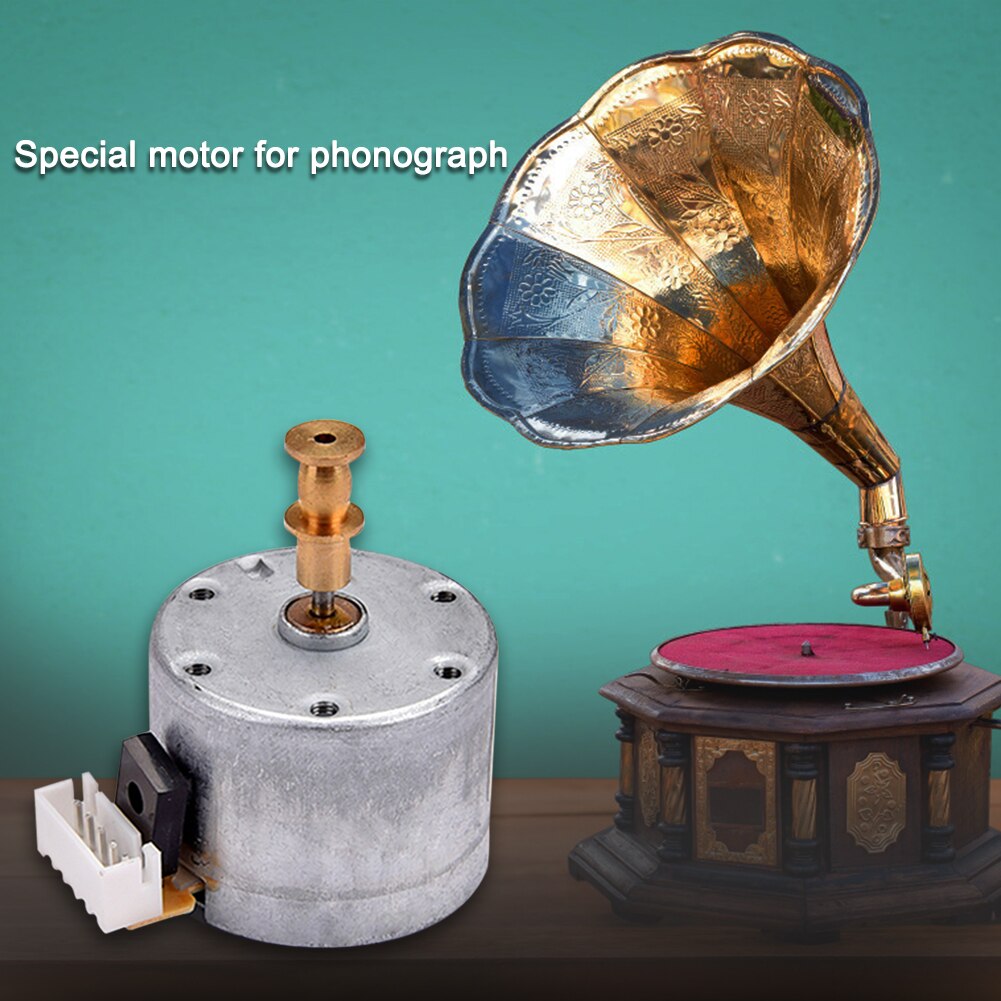 Phonographen Motor- Grammophon Vinyl Plattenspieler Metall Ersatz Teile