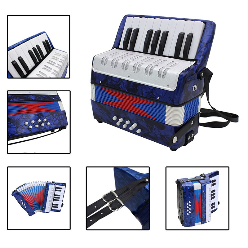 17 schlüssel 8 Bass Kleine Akkordeon Bildungs Musical Instrument Spielzeug Für freundlicher Früh Lernen Musical Instrument Rhythmus Band Spielzeug
