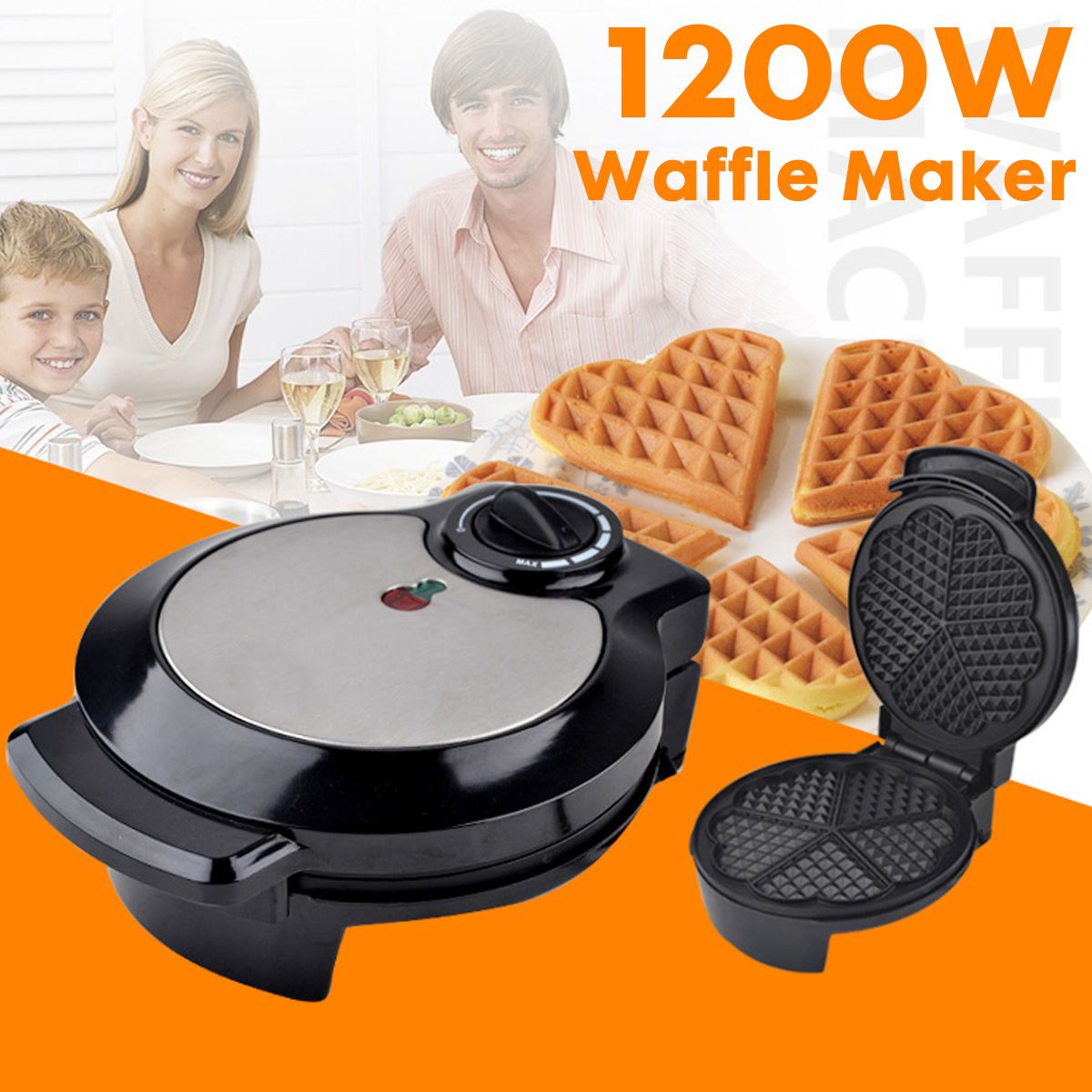 220V Voll Automatische Elektrische Waffel Hersteller 1200W Haushalts Eisen Sandwich Hersteller Maschine blasiert Ei Kuchen Frühstück, Der Maschine