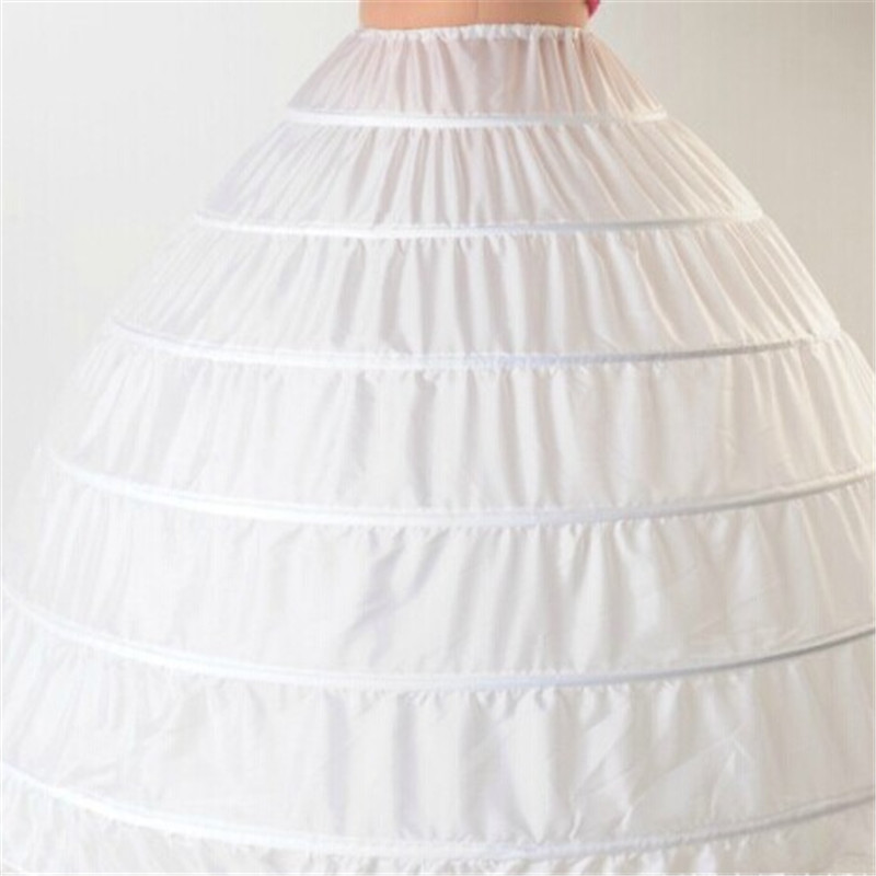 Spitze Rand 6 Band Petticoat Unterrock Für Ballkleid Hochzeit Kleid 110cm Durchmesser Unterwäsche Krinoline Hochzeit Zubehör