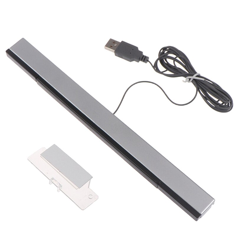 Spiel zubehör Wii Sensor Bar Verdrahtete Empfänger IR Signal Strahl USB Stecker Ersatz für Nitendo Fernbedienung