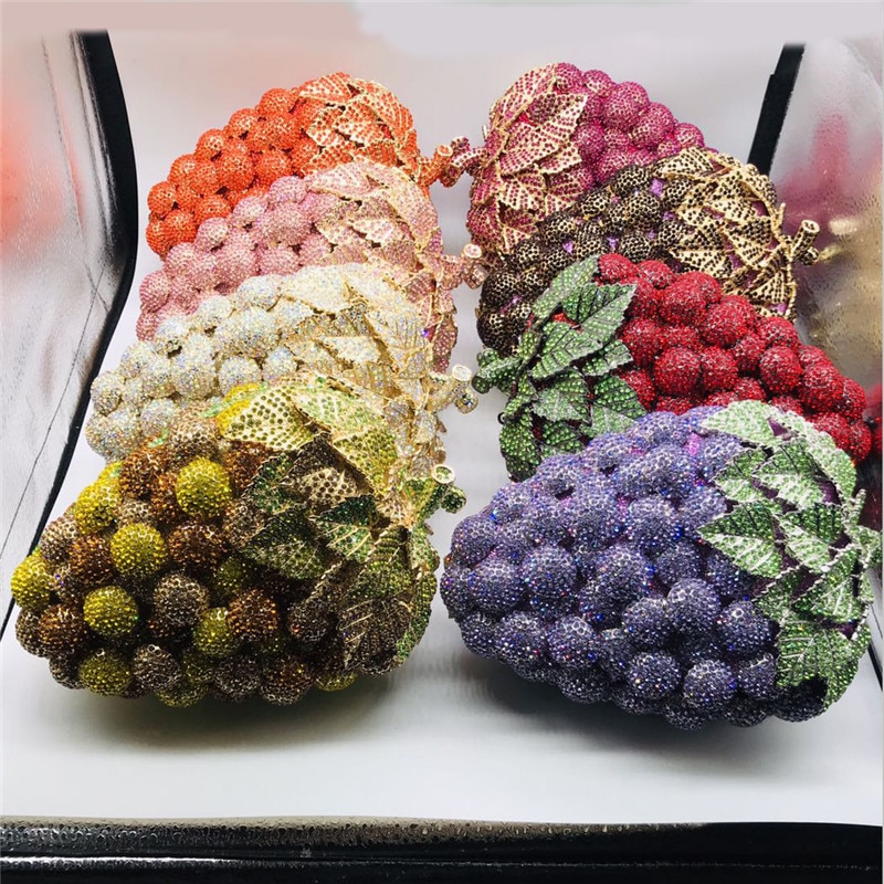 Neue Damen lässig Kette Umhängetasche Schulter Taschen für Party Frauen Kupplung Taschen Bankett Geldbörse Boutique Hochzeit Diamant Tasche