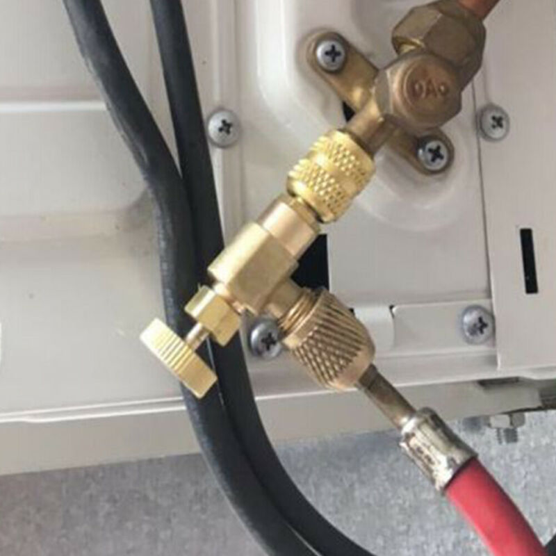 Kühlung Werkzeug flüssig Sicherheit Ventil R410A R22 Luft Konditionierung Kältemittel 1/4 'Sicherheit Adapter Luft Konditionierung Reparatur