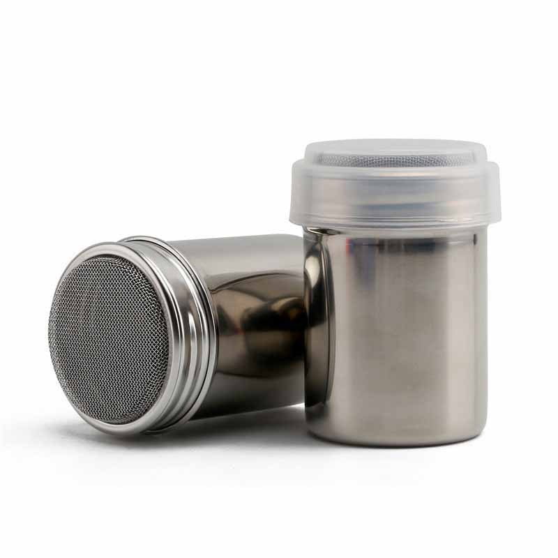 Schokolade Shaker Kakao Mehl Puderzucker Pulver Kaffee Sichter Mehl Salz Sichter Zucker Würze Flasche Edelstahl Kaffee Werkzeuge