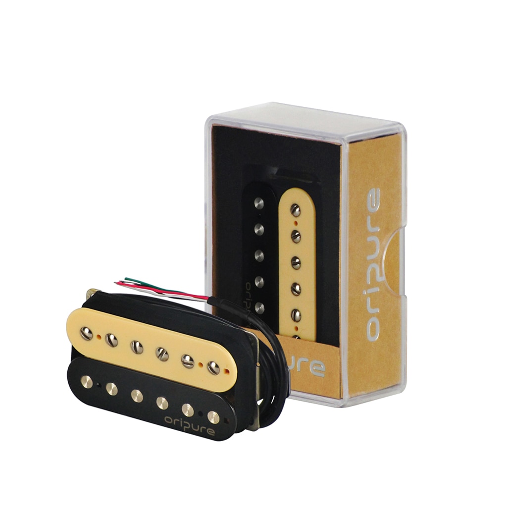 OriPure Handgemachte aufsammeln Doppel Spule Humbucker aufsammeln Elektrische Gitarre Alnico 2 Hals/Brücke Wählen Gitarre Teile