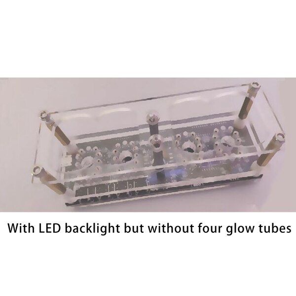 Licht Rohr Uhr in12 Elektronische Rohr Digitale Uhr DIY Uhr Ohne Lampe Rohr