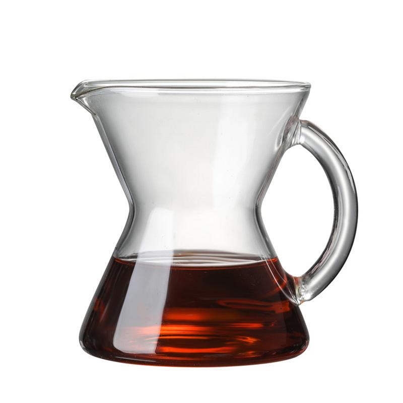 Portion Kaffee Glas Mini Hand Stanzen Topf Nette Topf Glas Kaffee Topf Hängen Ohr Hand Stanzen Topf
