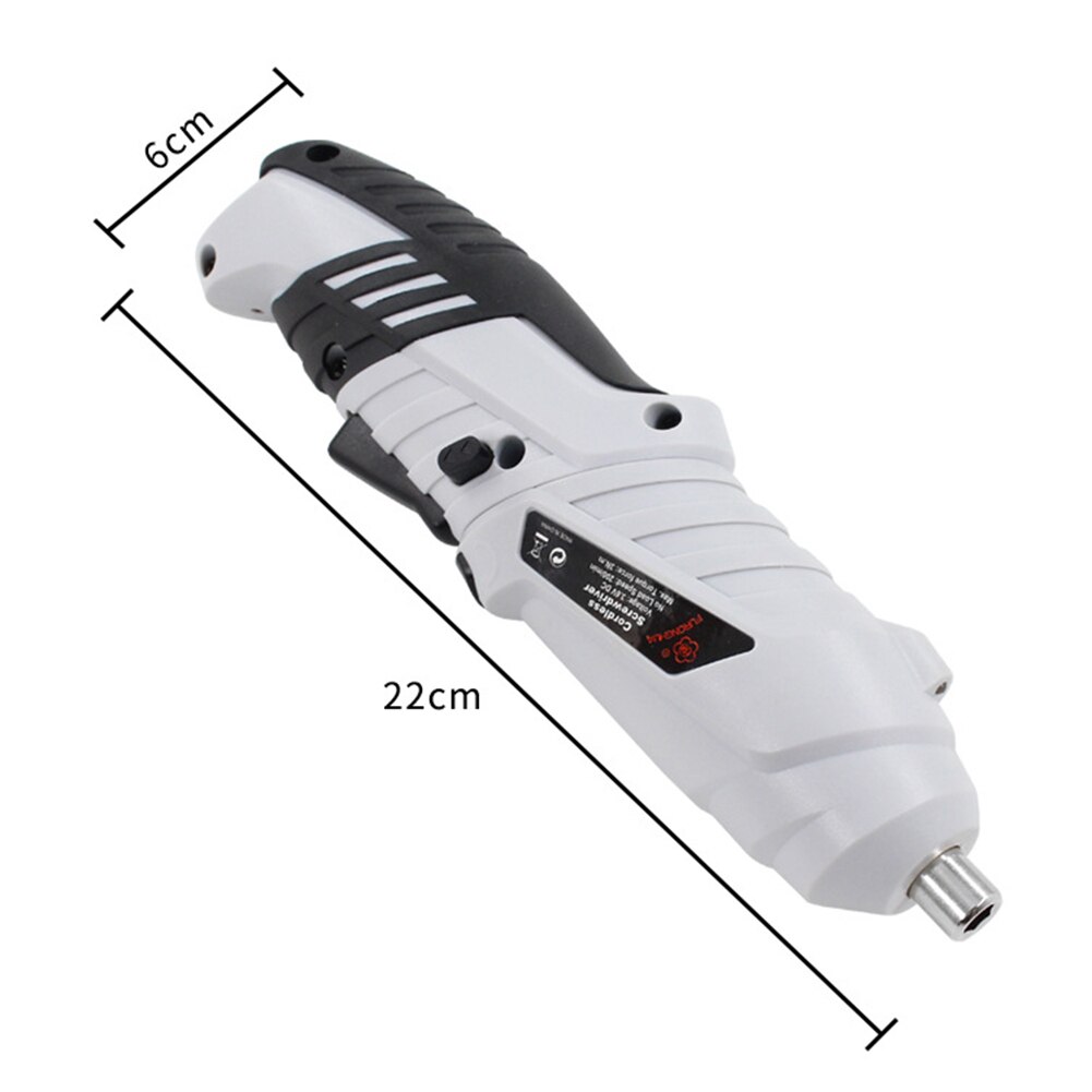 3,6 V Akkuschrauber Mini Aufladbare Energie Batterie Schraubendreher Verdrehbar Griff LED-taschenlampe Haushalt DIY