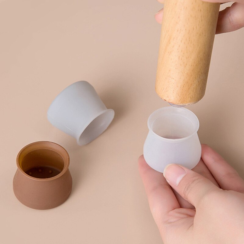 8 Teile/satz Silikon Möbel Tassen Tisch Stuhl Bein Boden Füße Abdeckungen Boden Protektoren Runde Platz Anti Unterhose matt Möbel Tassen