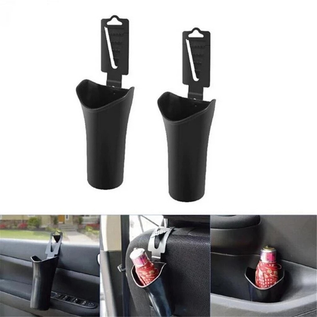 2 stücke Auto Mülleimer Auto Organizer Lagerung Kasten Auto Mülleimer Müll Müll Halfter Automobil Lagerung Eimer Zubehör # y3