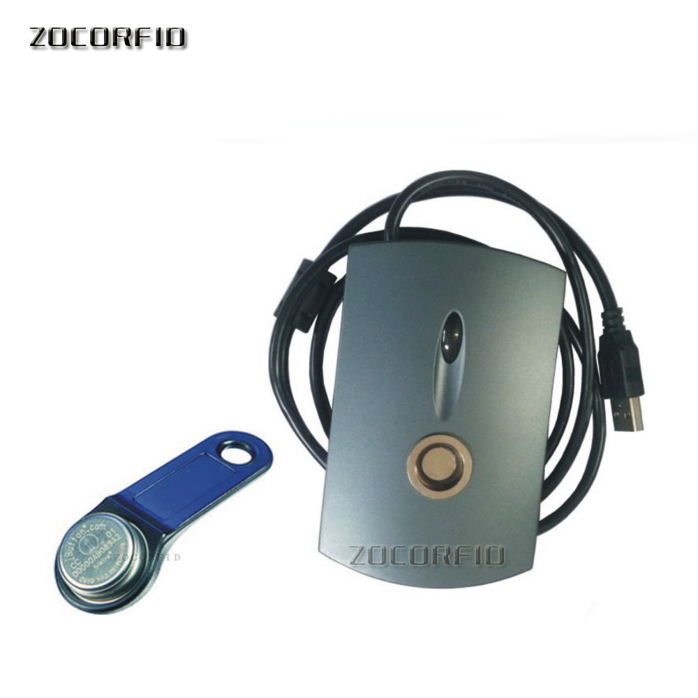 TM kartenleser USB Leser Stecker und spielen können lesen alle sterben TM karte, sterben kompatibel Dallas ibutton + 2 stücke TM1990A-F5 karte