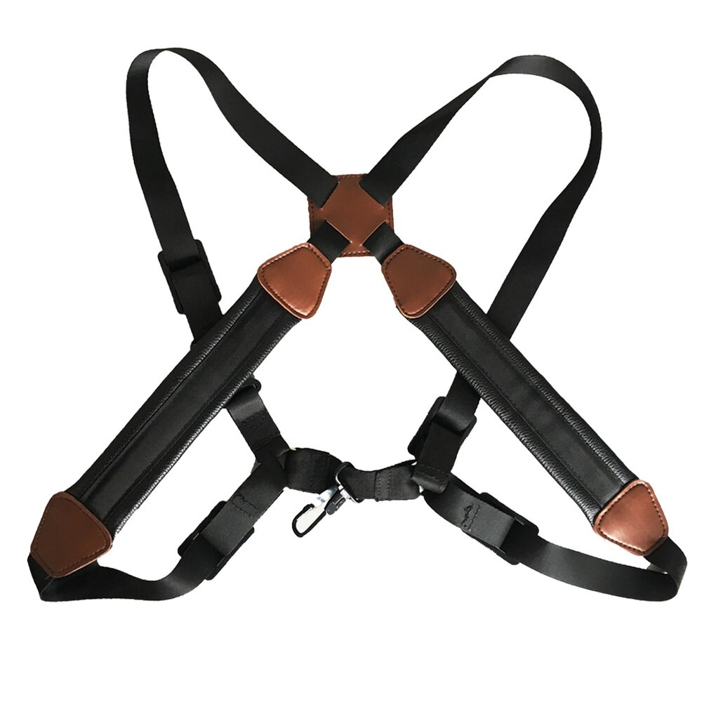 Leder Saxophon Doppel Schulter Gurt Universal- Sax nutzbar machen Saxophon Gurt