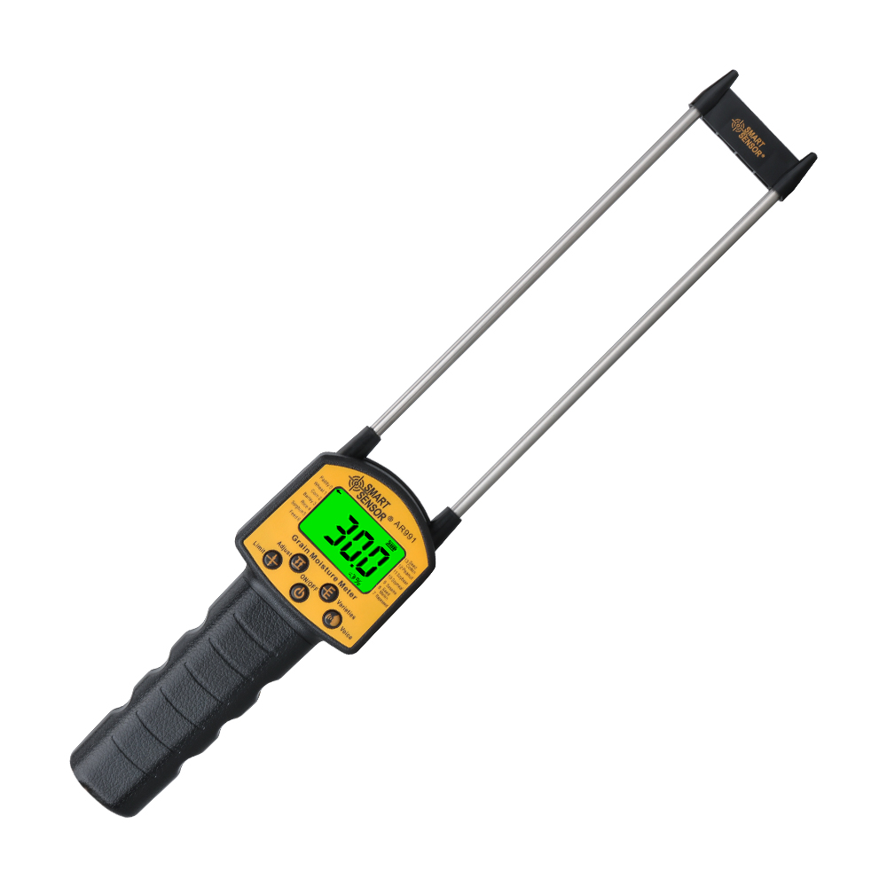Digitale Getreide Feuchtigkeit Meter Handheld LCD Hygrometer mit Sauerei Sonde für Mais Weizen Reis Bohne Weizen Mehl futter rappt