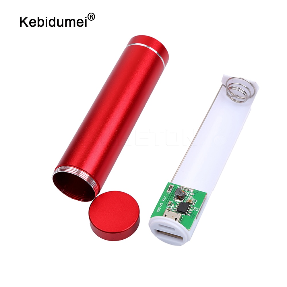 Kebidumei 5V 18650 Batterie Kasten tragbar USB Handy, Mobiltelefon Energie Bank Ladegerät Pack Kasten Batterie fallen