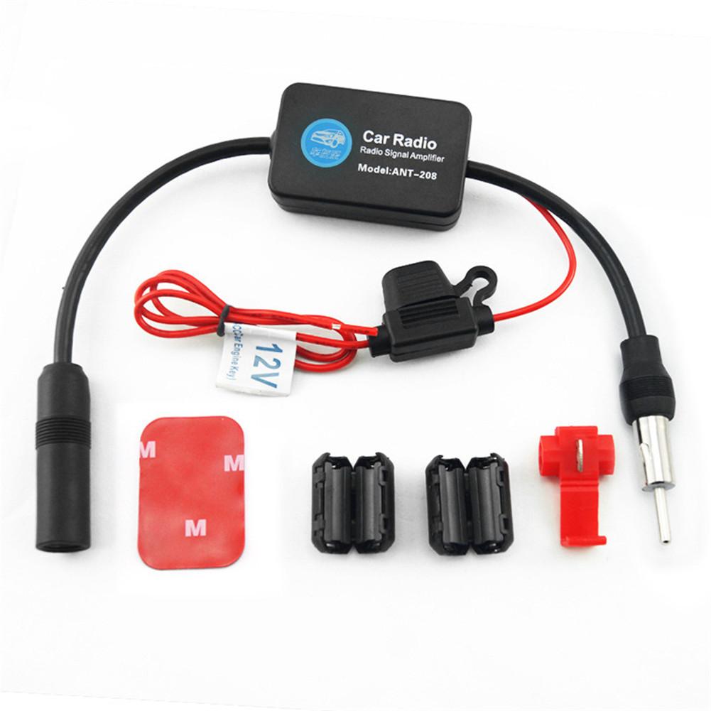 Universal- 12V Auto Radio FM bin Antenne Signal Verstärker Booster Ameise-208 330mm für Marine Auto Stiefel RV Auto-Styling
