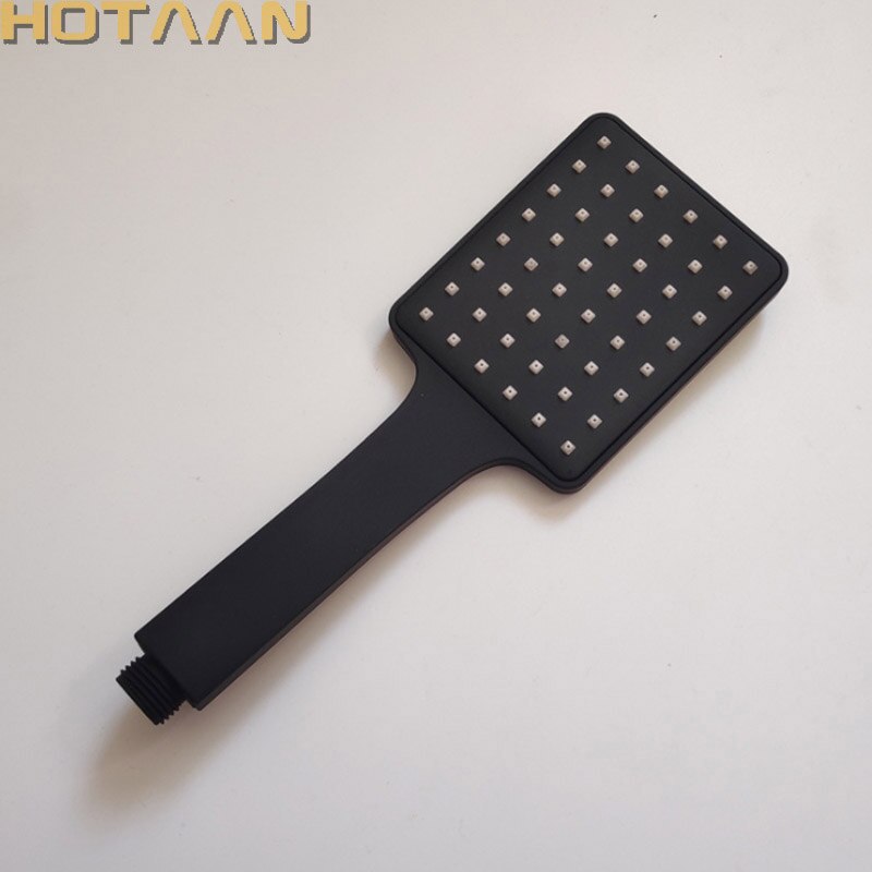 Druck Wasser Sparen Dusche Kopf ABS Schwarz Badezimmer Hand Dusche Wasser Dusche YT-5129