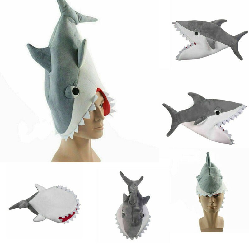 UNS Hai Hütte Verrückte Deckel Winddicht Plüsch Kostüm Geist Großartig Weiß Quaddel Serie Kostüm Kappe Neue Jahr Festival