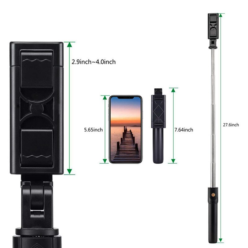 Stativ selfie Stock Mini Stativ Erweiterbar selfie Stock bluetooth bluetooth selfie Stock selfie Stock stativ Einbeinstativ