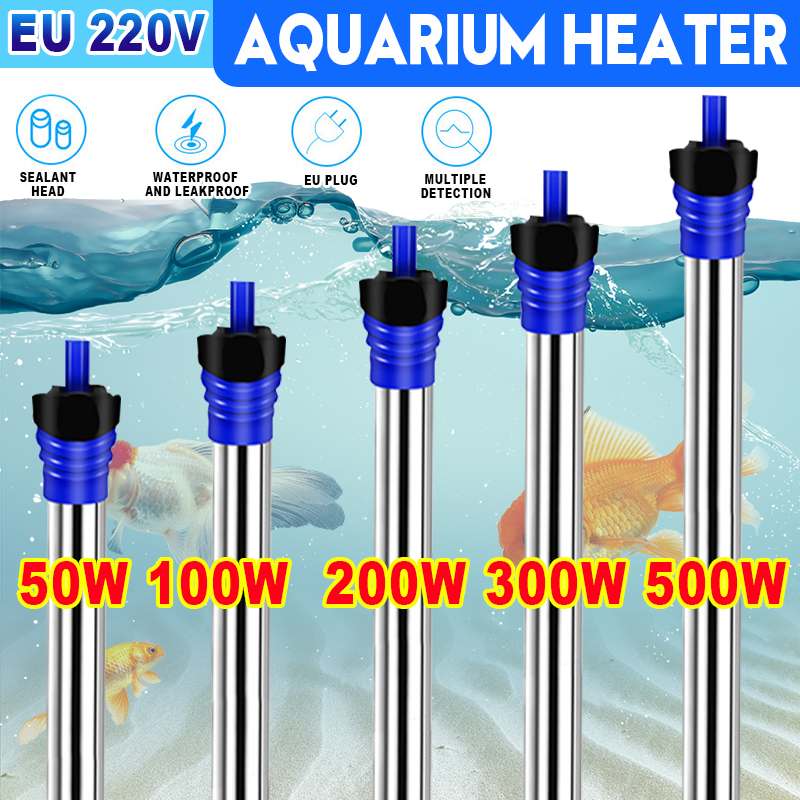 50W/100W/200W/300W/500W Aquarium Tauch Heizung Aquarium Automatische wasser Heizung Einstellbare Konstante Temperatur Heizung Stange