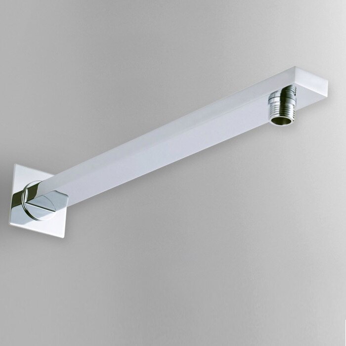 40 cm 304 Edelstahl Chrom Quadratischen Zauberstab Montiert Regen Dusche Arm für Dusche Kopf Dusche Zubehör SA006-1