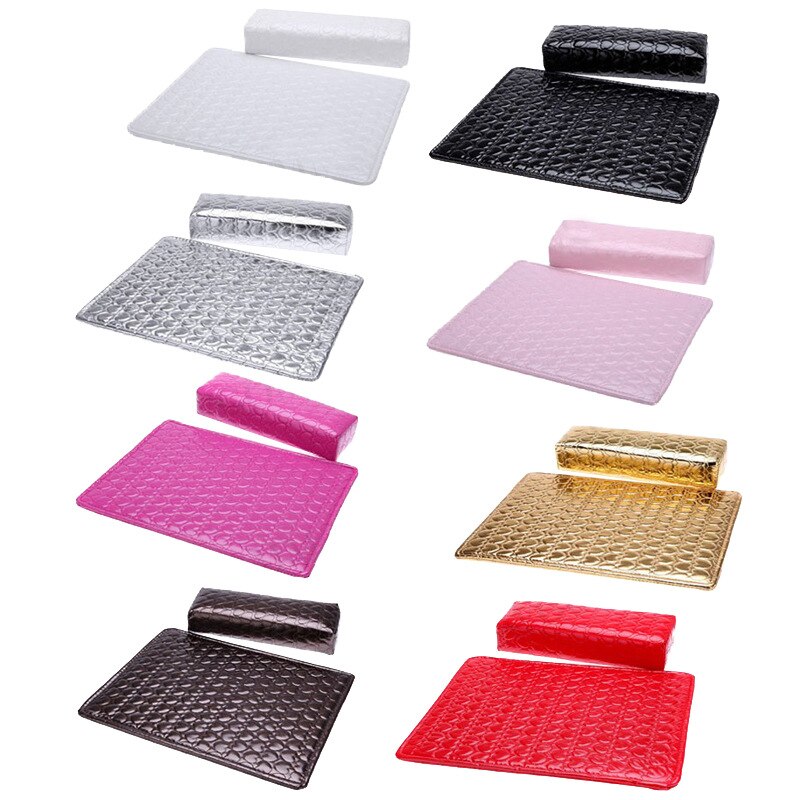 Professionelle Hand Kissen Halfter Weichen PU Leder Schwamm Arm Rest Nagel Kissen Nagel Kunst matt Pad Manikübetreffend Kunst Werkzeug