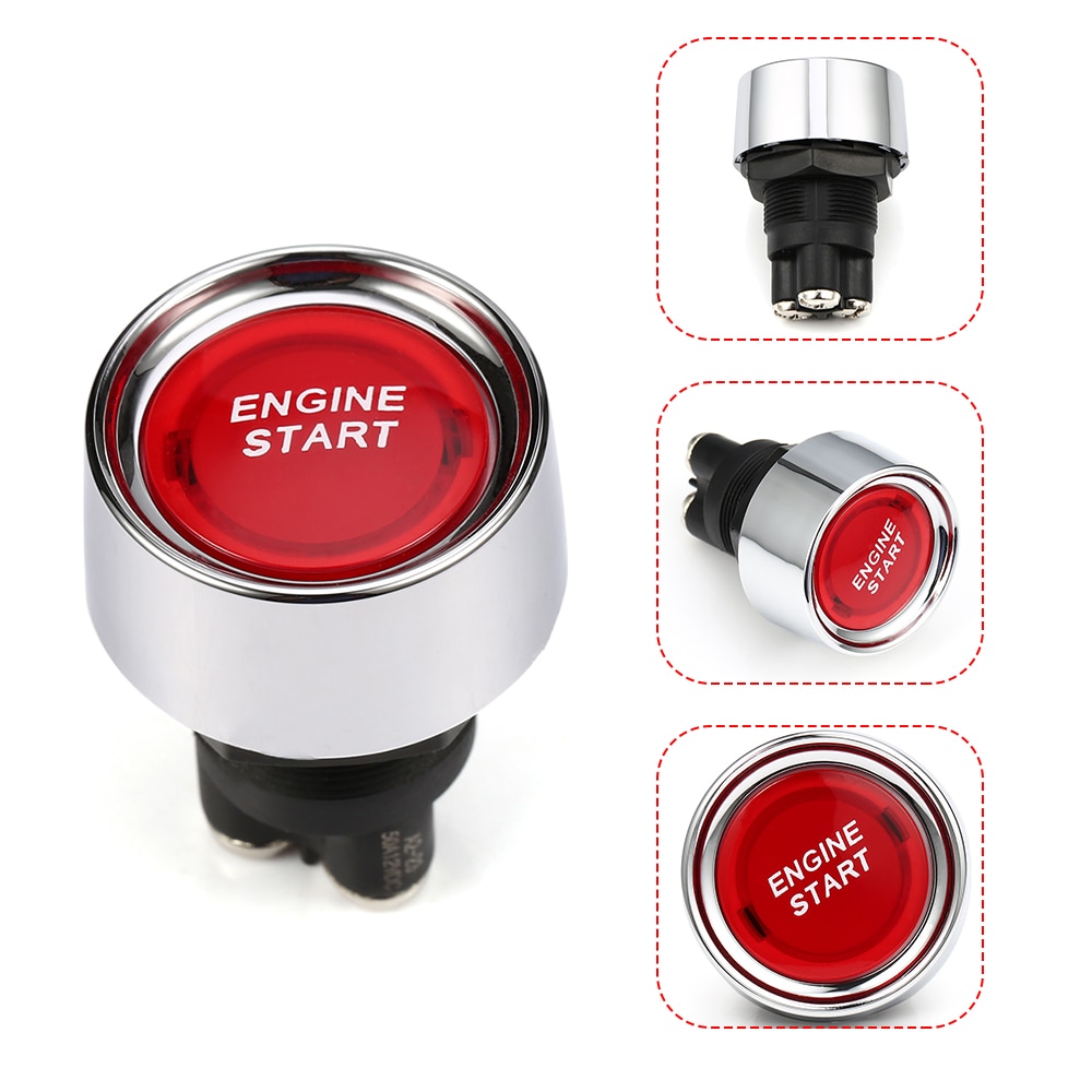 Neue 12V/24V 50A Auto Motor- drücken-Anfang-Geschmack Keyless Anfang-Geschmack Zündung Anlasser Auto Zubehör Auto Motor- Anfang-Geschmack