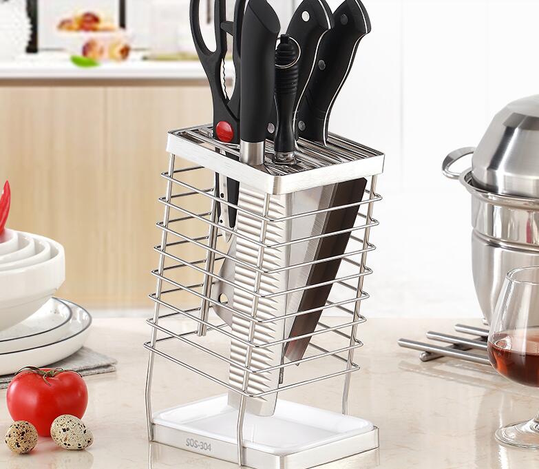 Multifunktionale Messer Halfter Gestell Universal- Haushalt Küche Zubehör Edelstahl Kochen Messer Halfter Stehen Block ZL353