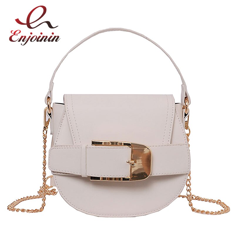 Gute Metall Schnalle Frauen Sattel Tasche Schulter Tasche Handtasche Geldbörsen und Handtaschen Kette Tasche Tasche