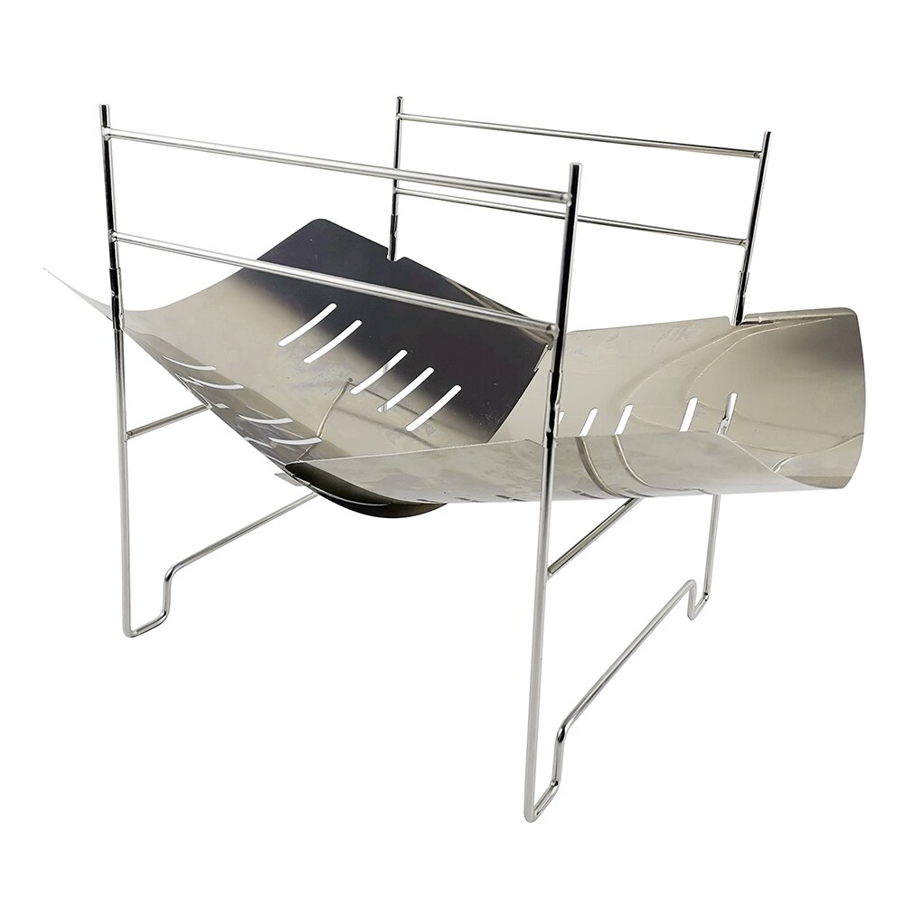 Falten Camping Grill Grill Edelstahl Abnehmbare Grill Herde für draussen