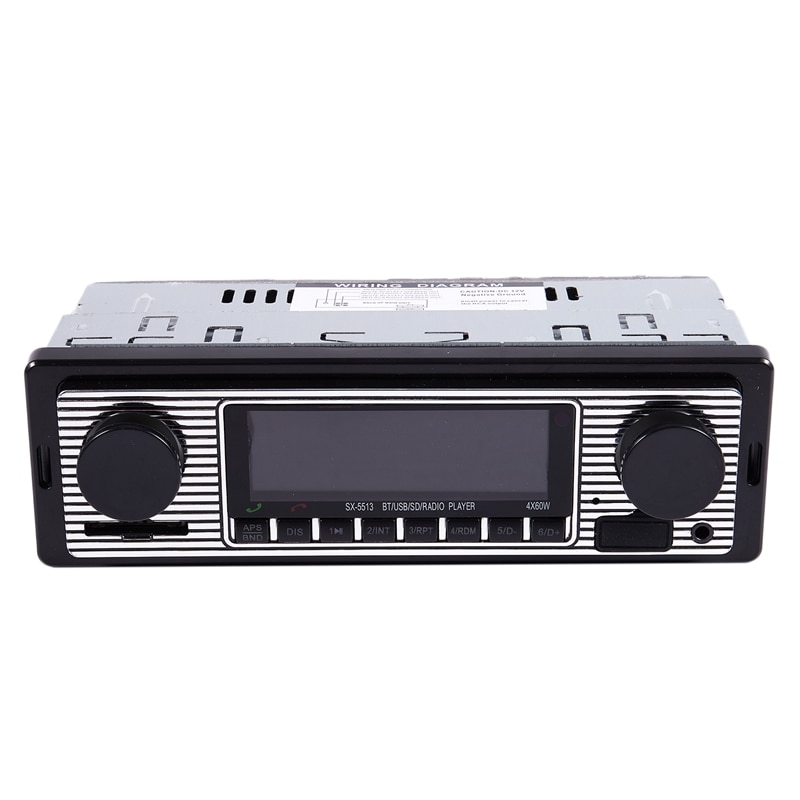 12V Bluetooth Jahrgang Auto Radio MP3 Spieler Stereo USB AUX FM Radio Bahnhof Bluetooth mit Fernbedienung FM Radio empfänger
