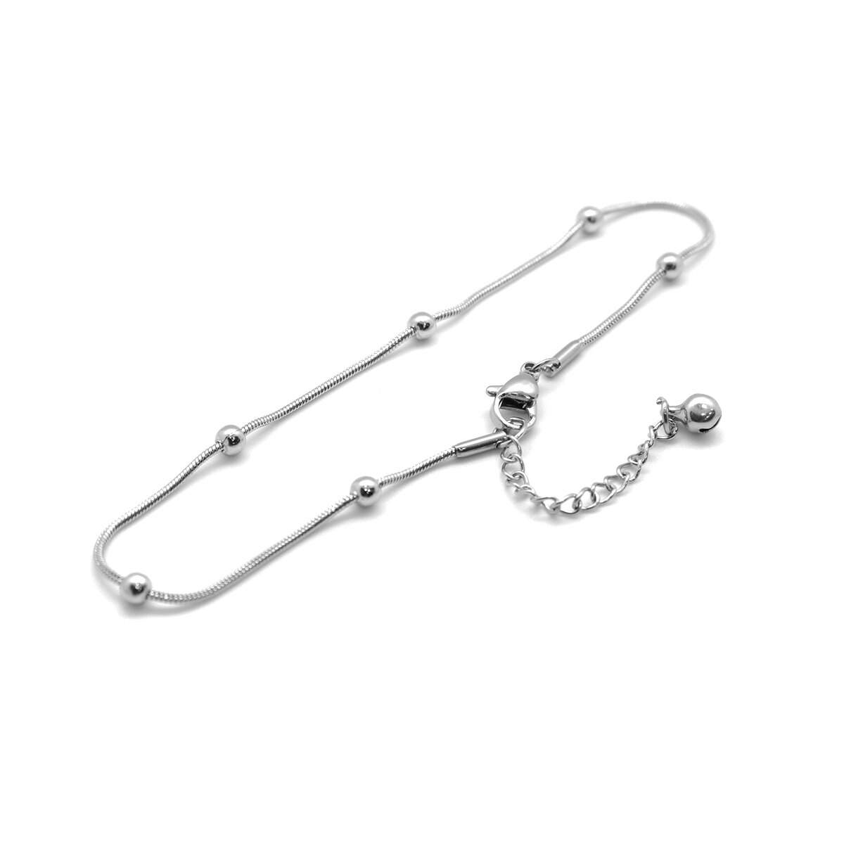 304 Edelstahl Fußkettchen Silber Farbe/Gold Farbe Goldene Runde Charme Fußkettchen Armbinde Für Frauen Schmuck Barfuß Kette, 1 stück