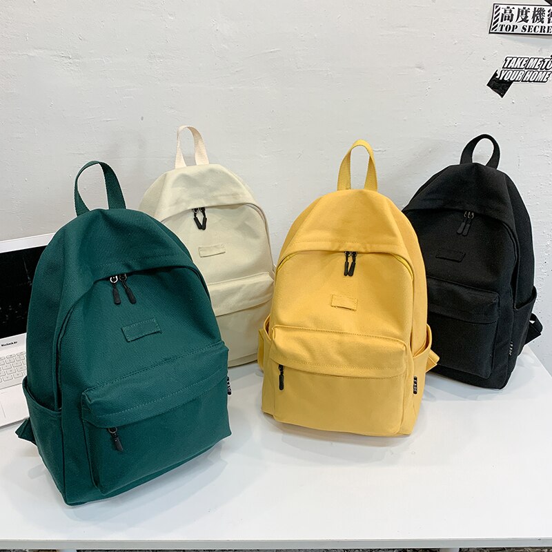 Frauen Leinwand Rucksack Große Kapazität Schule Tasche Für Teenager Mädchen Weibliche Schulter Tasche Mochilas Mujer Bagpack Rucksack