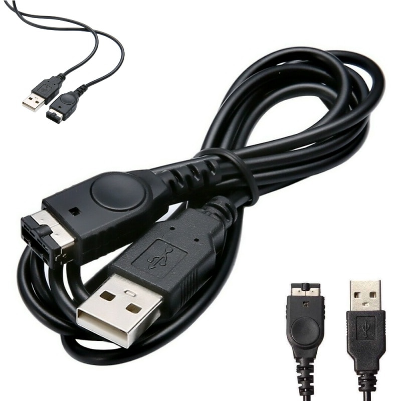 BAAQII 1,2 M USB Ladegerät Voraus Linie Schnur blei Ladekabel für Nintendo für DS für NDS für Gameboy für SP für GBA