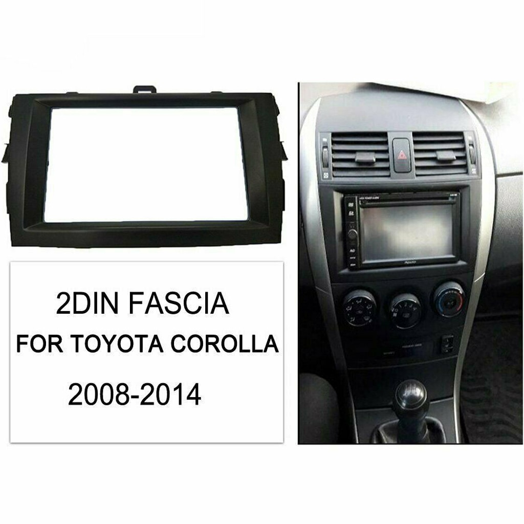 Auto Radio 2Lärm Rahmen Tafel Auto 2 Lärm Bindestrich montieren Bausatz Adapter trimmen Tafel Für Toyota Corolla Auto Zubehör Neue