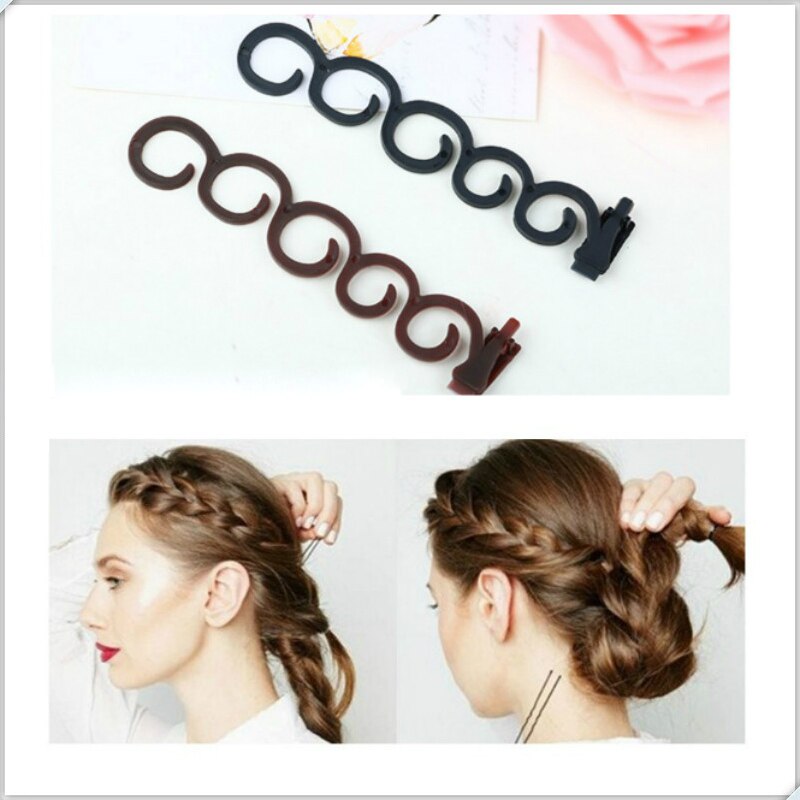 1 stücke Multi-stil Frauen Haar Styling Twist Clip-Stock Brötchen Hersteller DIY Haar Flechten Werkzeuge Haar Zubehör Flechter DIY Frisur