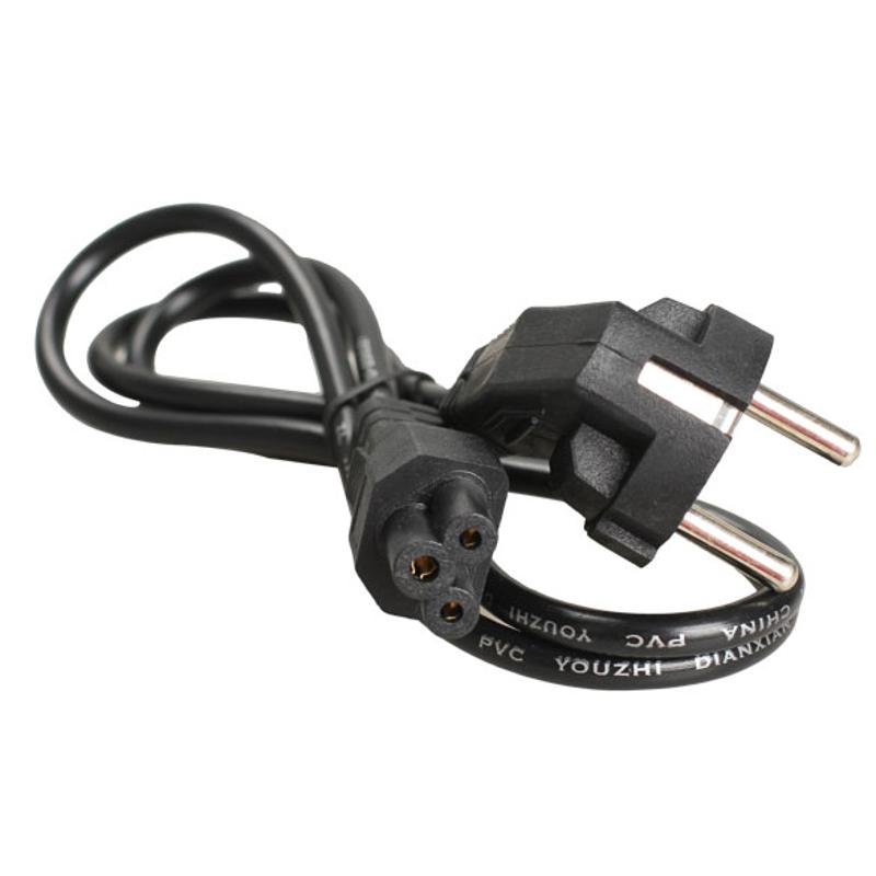 1M EU Universal- Laptop Energie Kabel 3 Zinke 2 Stift AC Adapter Kabel Computer Spiel spieler Kamera Drucker Ladegeräte Adapter Kabel