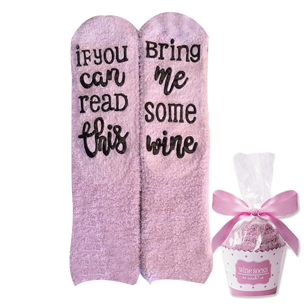 Wenn Sie stirbt Lesen Können Socken Bringen Mich Einige Wein knapp Lustige Socken Zubehör für Frauen Mädchen Hüfte hüpfen modisch Nette Socken