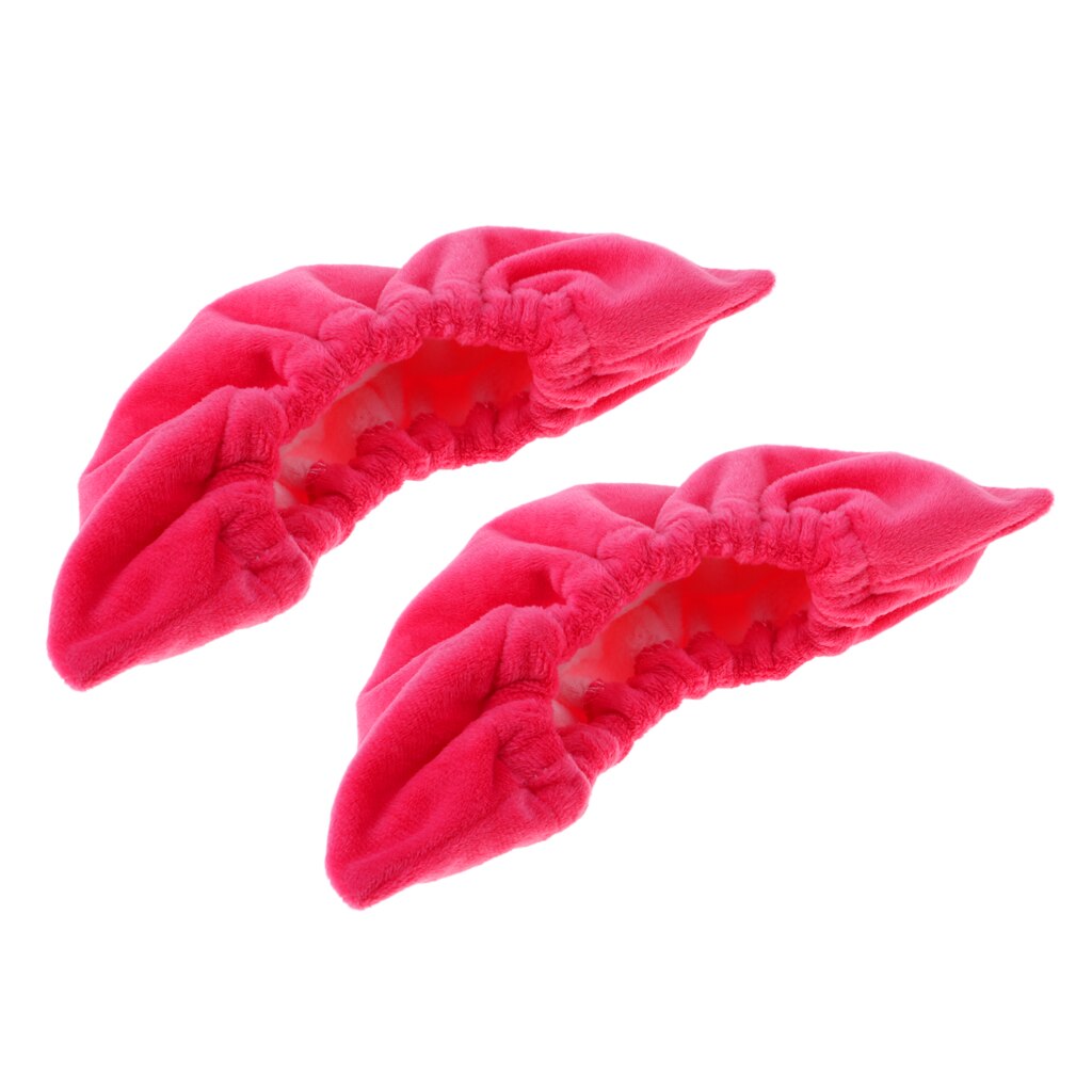 1 paar Weiche Frottee Klinge Abdeckungen Für Schlittschuhe, Eishockey-Eine Größe Passt Alle