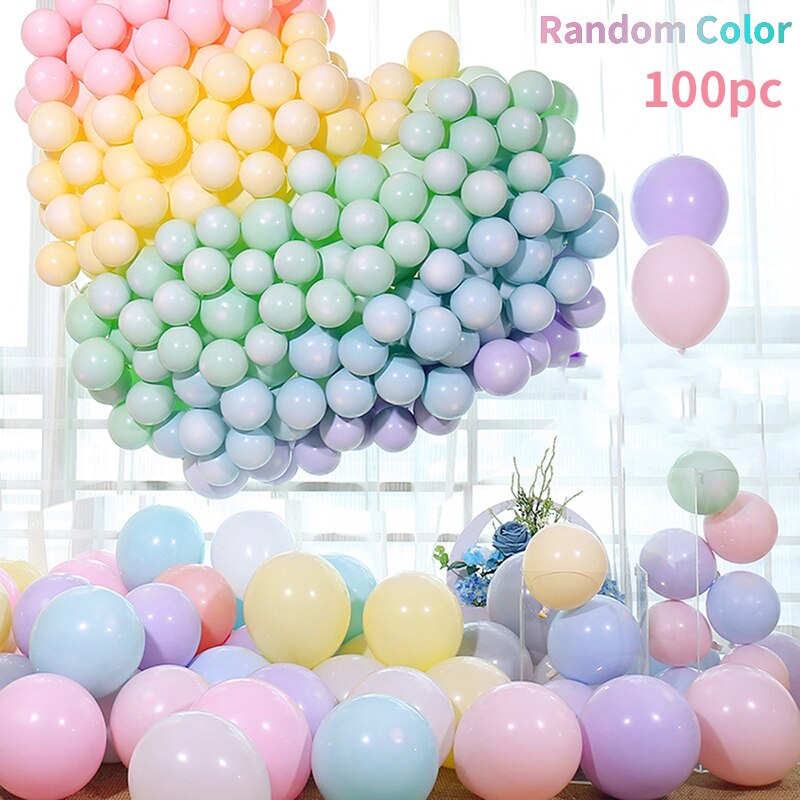1 Pack von 100 Macaron Ballons 12 Zoll Runde Hochzeit Geburtstag Dekoration Party Dekoration Latex Ballons