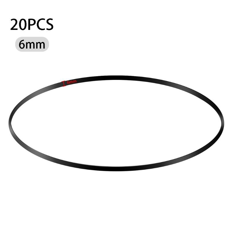 20 Teile/beutel 110-145mm sortiert mischen Kassette Band Maschine Gürtel Rolle Stock Flache Gürtel für Recorder DVD Reparatur teile