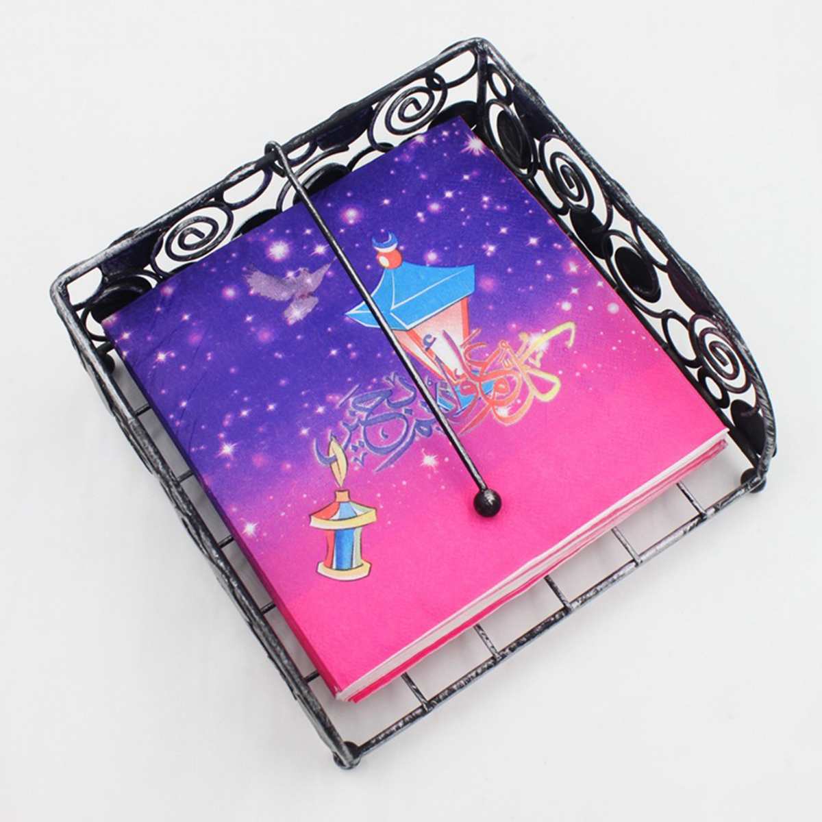 20Stck Ramadan Serviette Dekoration EID MUBARAK Muslim Dekoration Festival Party Islamischen Monat Dekoration Eid Dekor Parper