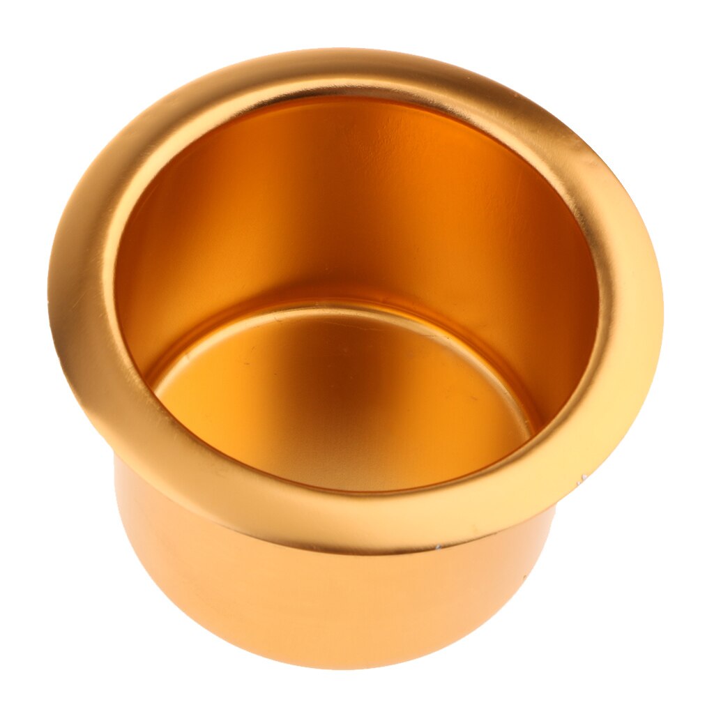 Aluminium Legierung Auto Tasse Trinken Halfter Lagerung Basis Für Marine Stiefel Auto-Wohnmobil RV Tasse Trinken Flasche Halfter Basis Gold